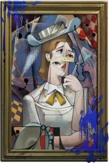 〈호숫가의 여인〉